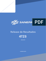 Press Release Do Resultado Da Sanepar Do 4T23