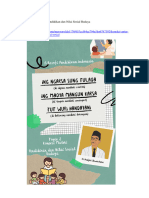 Koneksi Antar Materi - Pendidikan Dan Nilai Sosial Budaya