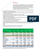 SOL EJERC Presupuesto de TESORERIA Campa SL