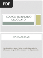 Disposiciones Del Codigo Tributario Uruguayo