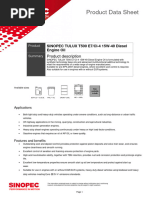 SINOPEC TULUX T500 E7 CI-4 15W-40 Diesel Engine Oil