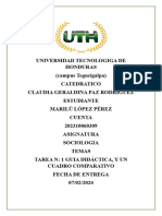 Tarea # 1 I, Parcial. Sociología