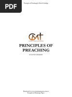 Principles of Preaching DC Notes