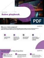 Systems Sales Play Deck