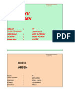 Absen Agama Tapel 2022 - 2023