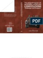 The Implementation of Modern African Constitutions - Challenges and Prospects PDF