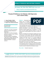 Vitamin D Deficiency For Patients With Depression (Case Control Study)