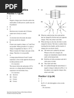 CH 1 Electrostatics and Electric Field Textbook Suggested Answers