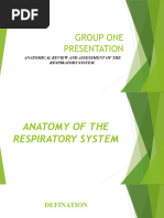 Anatomy of The Respiratory System