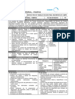 Instructivo de Trabajo Seguro para Ingeniero de Campo