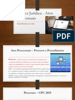 3 Prática Jurídica Atos Processuais