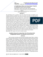 Klasifikasi Image Processing Pada Citra Warna Daun Padi Menggunakan Metode Convolutional Neural Network