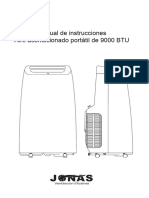 Aire Acond. Portatil Jonas 9000 BTU Cod. 168005