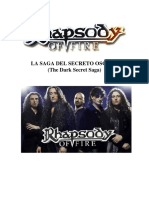 RHAPSODY OF FIRE (The Dark Secret Saga) Traducida Al Español