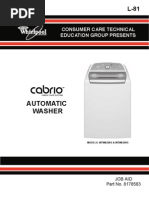 L-81 Whirlpool Cabrio Washer