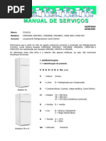 Manual Serviço - Refrigeradores Cycle Defrost - Consul