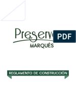 Gran Reserva Preserve Marques Reglamento Construccion