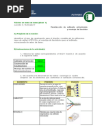 Canalización de Cableado Estructurado y Montaje Del Bastidor