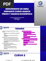 Seguimiento de Obra Mediante Curva Avance Físico y Avance Económico 21-01