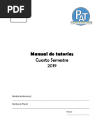 Manual de Tutorías de 4to