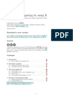 Statistical Computing by Using R