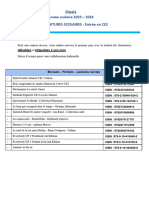 Liste Fournitures Scolaires CE2 2023 2024 1 1