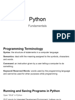 Python Fundamentals