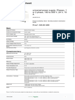 Schneider Electric Power Supplies For Industrial Use Rail Mounting ABL8RPS24100