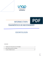 Informe Etapa 1 Diagnóstico de Necesidades ODONTOLOGIA