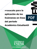 Protocolo para La Aplicación de Los Exámenes en Línea Del Período Académico Estudiantil V1.0-Signed