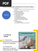 Tema 2 Diseño, Ejecución y Seguimientio Del Plan de Trabajo