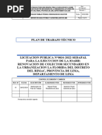 Plan de Trabajo de Ejecucion de La IOARR - La Florida