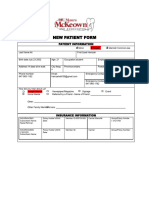 New Patient Form