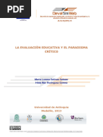 La Evaluación Educativa y El Paradigma Crítico