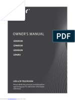 Owner'S Manual: LE42H330 LE46H330 LE55H330 LD42K3