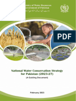 National Water Conservation Strategy For Pakistan 2023 27