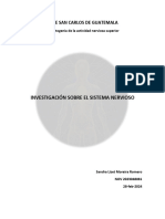 Sistema Nervioso - Investigación - Sandra Lizet Moreira Romero