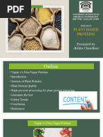 Plant Based Protein Seminar