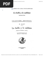 Lo Bello y Lo Sublime: Ensayo de Estética y Moral - Biblioteca Virtual Miguel de Cervantes