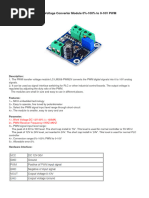 Manual PWM To Voltage Converter Module 0 100 To 0 10V