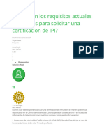 Requisitos Ipi