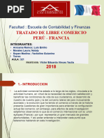 Power Point de Tratado de Libre Comercio Peru - Francia