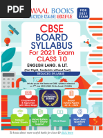 513oswaal CBSE Board Syllabus, English Language & Literature, Class 10