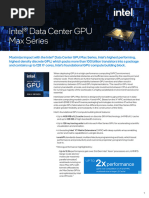 Data Center Gpu Max Series Product Brief