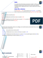 Módulo III. 2 Matrices. Transf Elementales, Matriz Escalonada, Rango, Consistencia, Sistema de Ecuaciones Método de Gauss