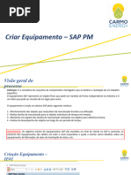 Criar Equipamento - SAP - PM - V1