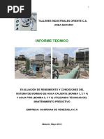 Evaluacion de Rendimiento y Condiciones de Sistema de Bombeo Utilizado Tecnicas Mantenimiento Predictivo Pedido S1530292