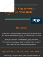 TEMA 6 - Capacitores y Efectos de Resonancia