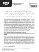 Methodologies To Reduce Cooling Load Usi