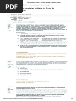 Exercício Avaliativo Unidade 3 - Erros de Medicação - Revisão Da Tentativa